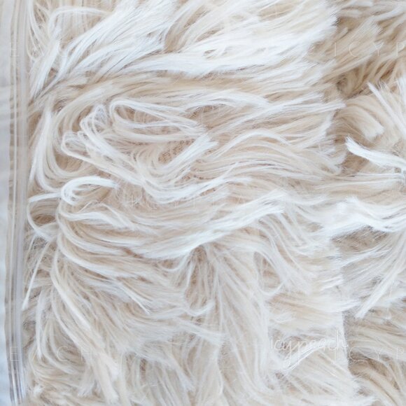 NordECO Home Luxury Throw Pillow Covers 2 Pack18”x18” Beige Faux Fur Fleece - Picture 10 of 12